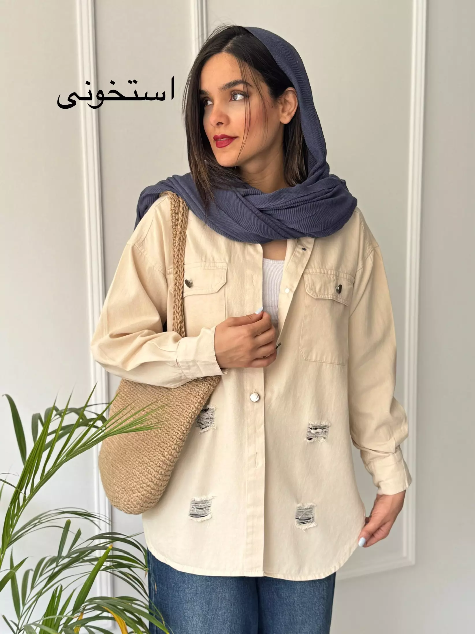 مانتو کتان رونا پلاس +